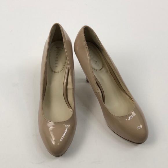 Nickels Tan / Nude Heels Size 7.5 - Picture 1 of 6